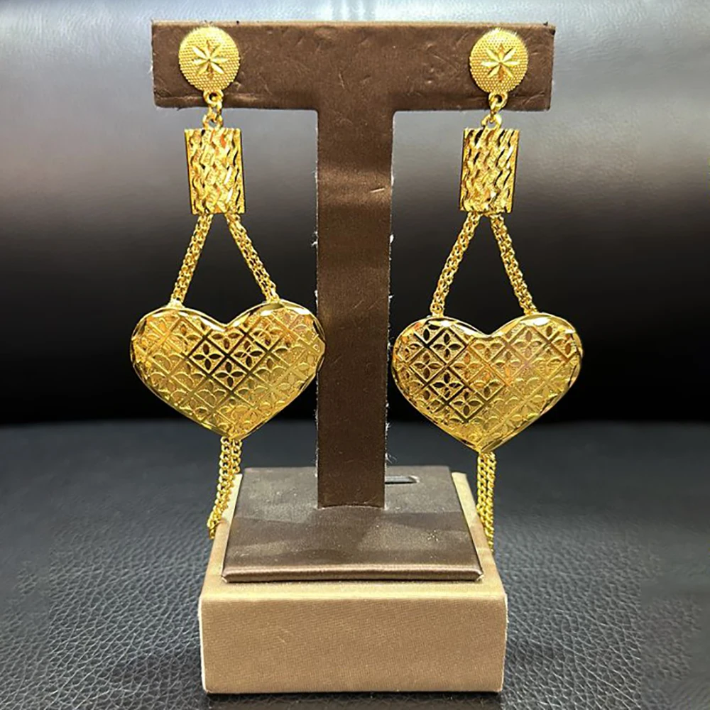 Dubai Gold Plated Earrings for Women Fashion Jewelry Gold Color Tassel Ethiopian African Earrings for Brazilian Weddings Jewelry
Dubai Gold Plated Earrings for Women Fashion Jewelry Gold Color Tassel Ethiopian African Earrings for Brazilian Weddings Jewelry
