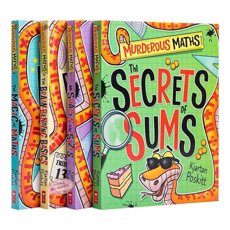Murderous Maths Children's thinking logic early education enlightenment English cartoon picture book reading
Murderous Maths Children's thinking logic early education enlightenment English cartoon picture book reading