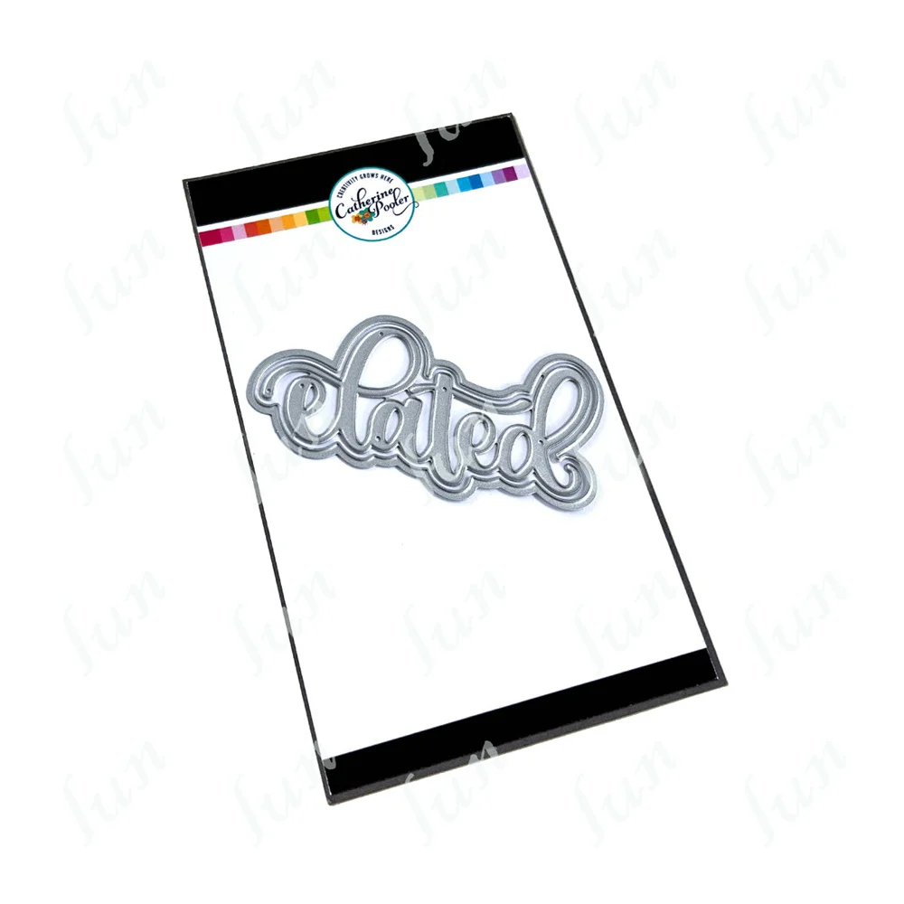 Sentiment Metal Cutting Dies Diy Elated Word Die Cuts Scrapbooking Supplies Photo Album Embossing Paper Card Crafts Decoration
Sentiment Metal Cutting Dies Diy Elated Word Die Cuts Scrapbooking Supplies Photo Album Embossing Paper Card Crafts Decoration