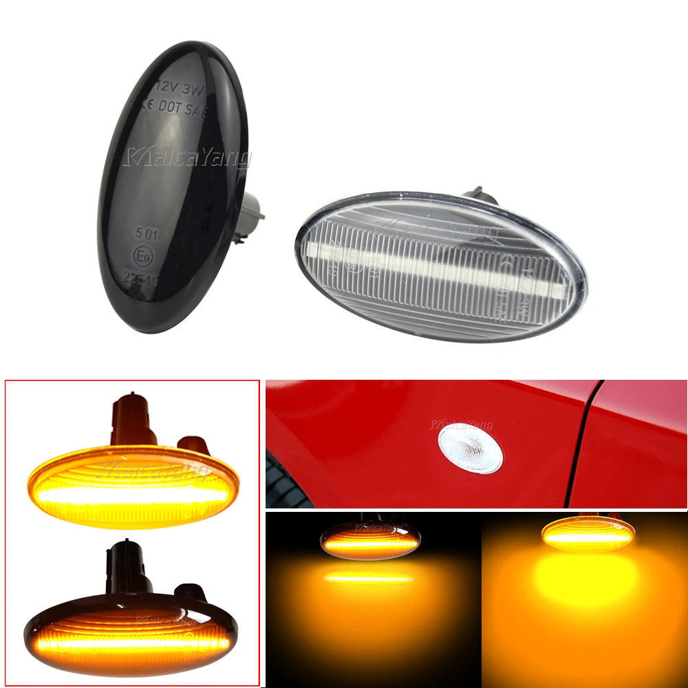 2Pieces Dynamic Blinker LED Turn Signal Lamp Side Marker Indicator Flasher Lights For Subaru Forester Liberty Impreza 2008-2019
2Pieces Dynamic Blinker LED Turn Signal Lamp Side Marker Indicator Flasher Lights For Subaru Forester Liberty Impreza 2008-2019