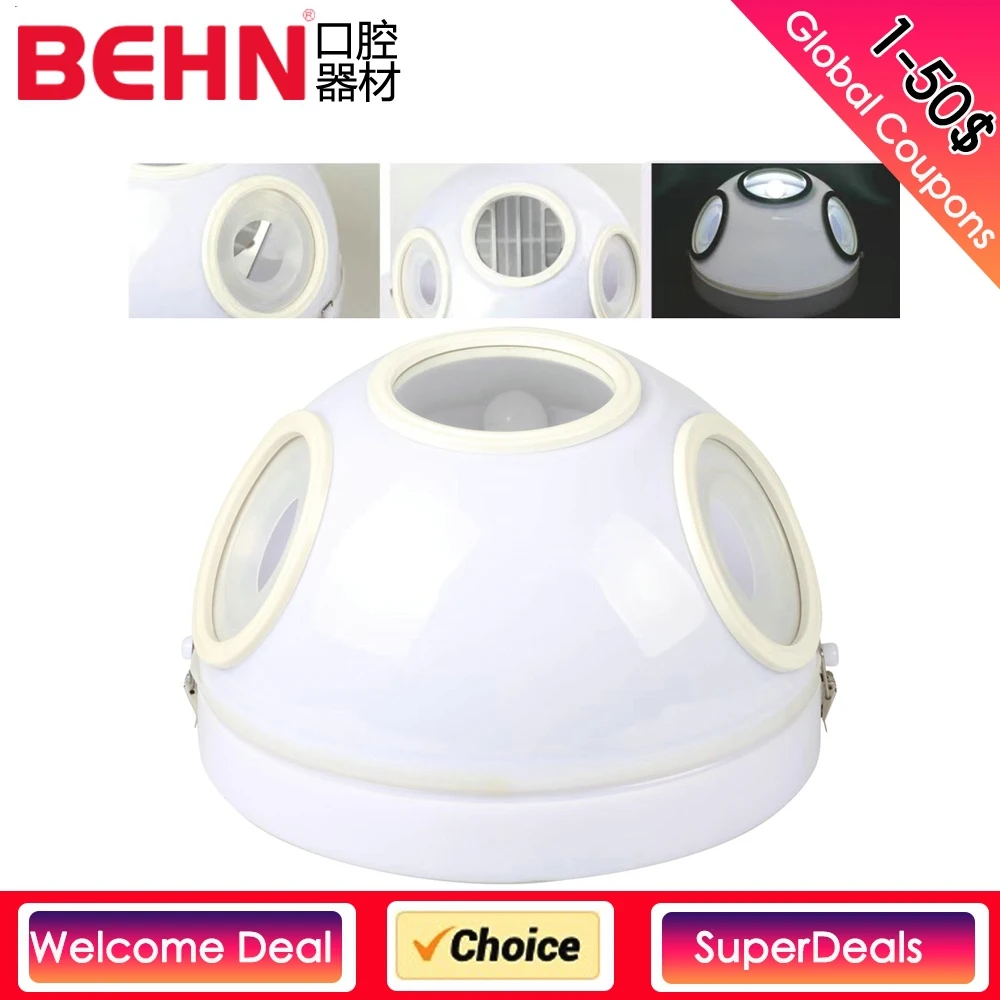 Dental Sandblasting Dust-proof Case Box Dentistry Dust Collector Sandblaster Dentist Tools with Light Dentary Polishing Cover
Dental Sandblasting Dust-proof Case Box Dentistry Dust Collector Sandblaster Dentist Tools with Light Dentary Polishing Cover