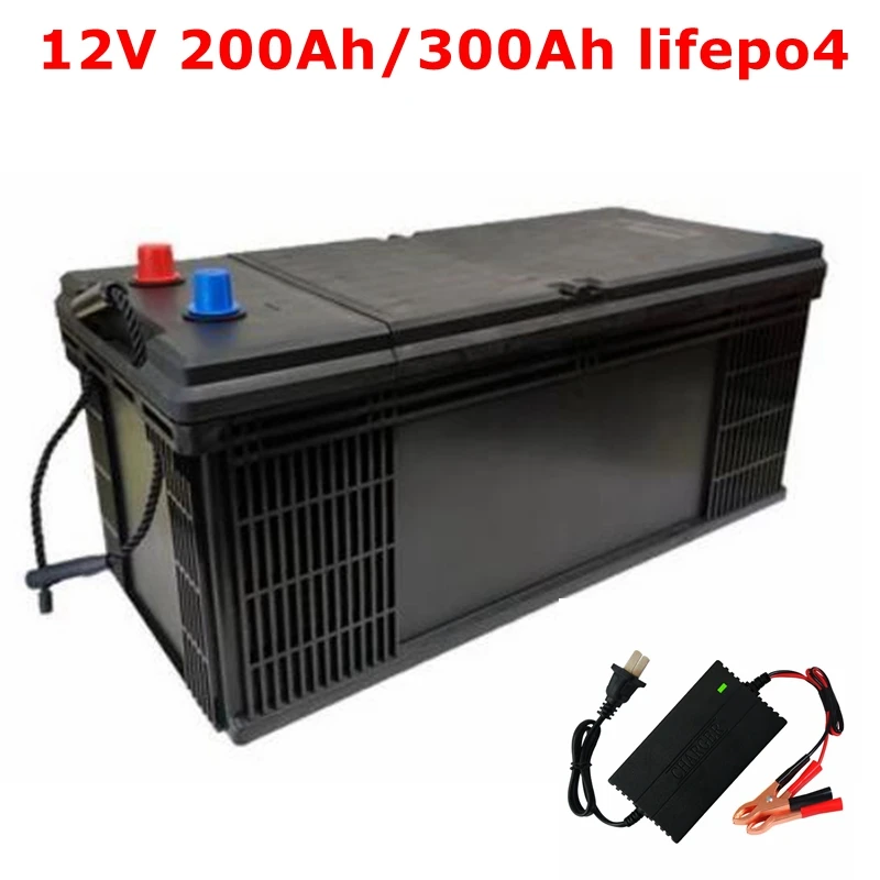 

BLN Lifepo4 12V 200AH 300Ah 250ah batteria al litio BMS 4S ciclo profondo per inverter 1800W EV RV accumulo di energia solare