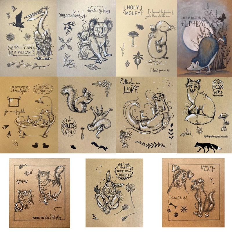 Animal Hedgehog Rabbit Squirrel Stamp Transparent Clear Silicone Stamps for Diy Scrapbooking/card Making/kids Crafts Decoration
Animal Hedgehog Rabbit Squirrel Stamp Transparent Clear Silicone Stamps for Diy Scrapbooking/card Making/kids Crafts Decoration