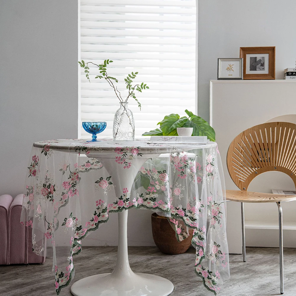 Lace Tablecloth Flower Embroidered Desktop Protector Wedding Party Table Cloth Decoration Cake Photography Background Prop Cloth
Lace Tablecloth Flower Embroidered Desktop Protector Wedding Party Table Cloth Decoration Cake Photography Background Prop Cloth