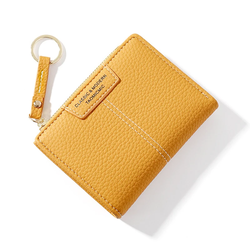 Small Purse Zipper Keychain Wallets for Women Soft PU Leather Female Purse Mini Hasp Card Holder Coin Short Wallets
Small Purse Zipper Keychain Wallets for Women Soft PU Leather Female Purse Mini Hasp Card Holder Coin Short Wallets