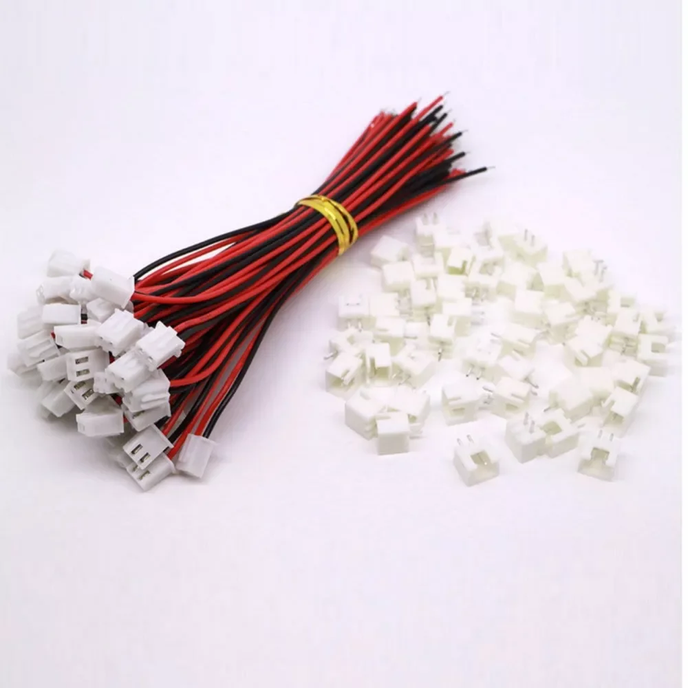 Sets 2 Wires Battery Plug Connector JST XH 2.5-2 Pin Battery Connector Plug Female & Male With 120MM Wire
Sets 2 Wires Battery Plug Connector JST XH 2.5-2 Pin Battery Connector Plug Female & Male With 120MM Wire