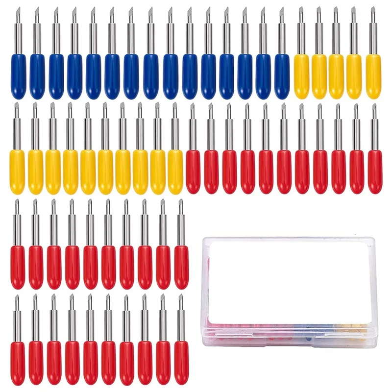 60Pcs Cutting Blades,Replacement Blades For Cricut Explore Air/Air 2/Maker Expression
60Pcs Cutting Blades,Replacement Blades For Cricut Explore Air/Air 2/Maker Expression