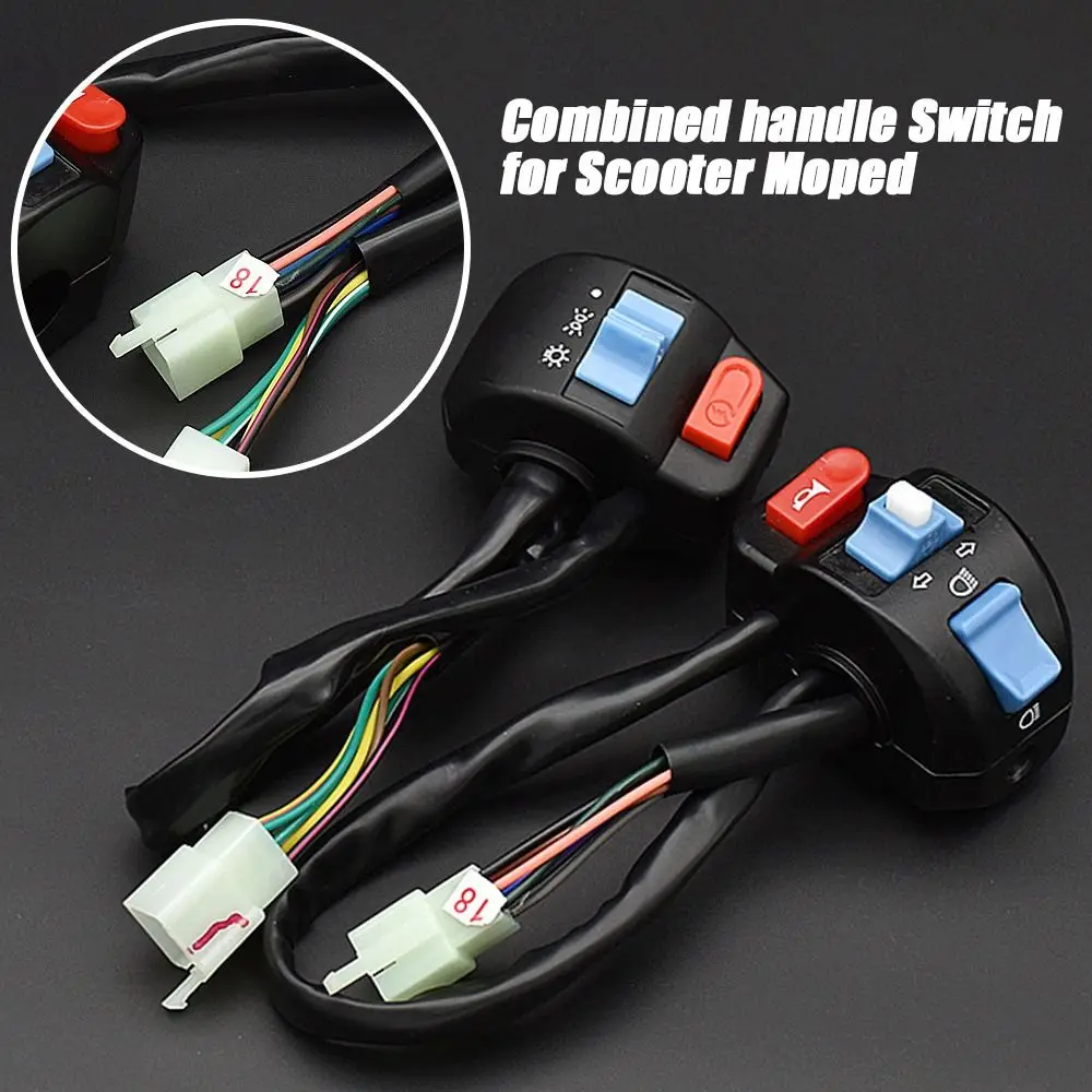 Scooter Moped Combined handle Switch Front Disc Brake Pedal Motorcycle Parts Handle Control Switch Switchs Handle Bar
Scooter Moped Combined handle Switch Front Disc Brake Pedal Motorcycle Parts Handle Control Switch Switchs Handle Bar