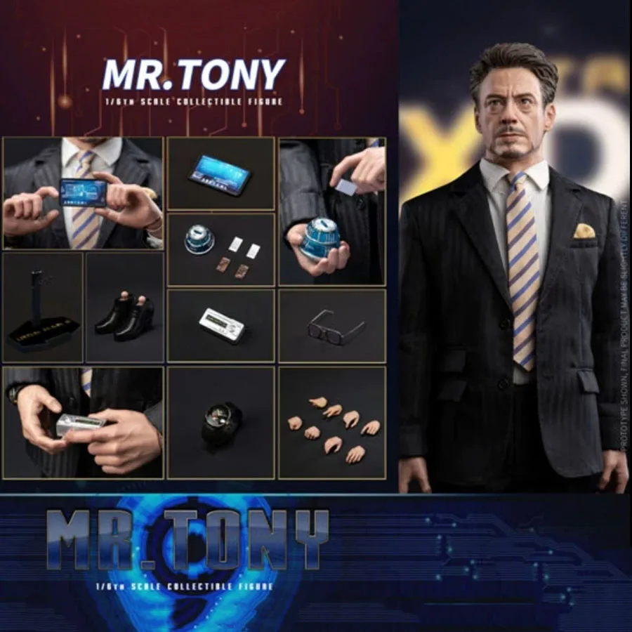 Collectible Mars Toys MAT006 1/6 Scale Robert Downey Jr. Mr. Tony Court Ver. Figure Model 12'' Action Figure Full Set for Fans
Collectible Mars Toys MAT006 1/6 Scale Robert Downey Jr. Mr. Tony Court Ver. Figure Model 12'' Action Figure Full Set for Fans