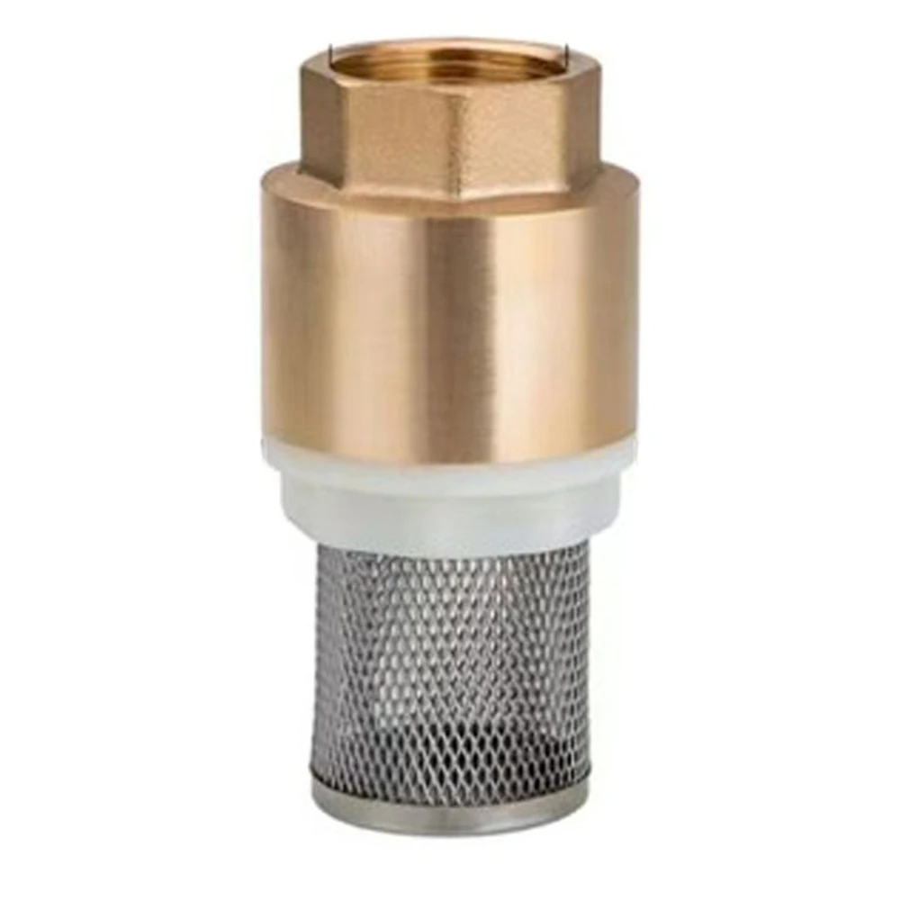 Efficient Brass Foot Valve Short DN32 with Check Valve Stainless Steel Basket Ideal for Suction and Pump Installations
Efficient Brass Foot Valve Short DN32 with Check Valve Stainless Steel Basket Ideal for Suction and Pump Installations