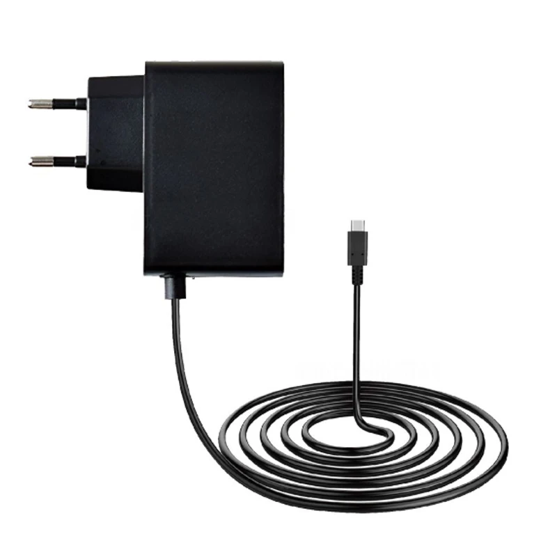 Type-C Cable 2.4A/5V for Nintendo Switch for LITE Fast Charging Charger AC Adapter-EU Plug
Type-C Cable 2.4A/5V for Nintendo Switch for LITE Fast Charging Charger AC Adapter-EU Plug