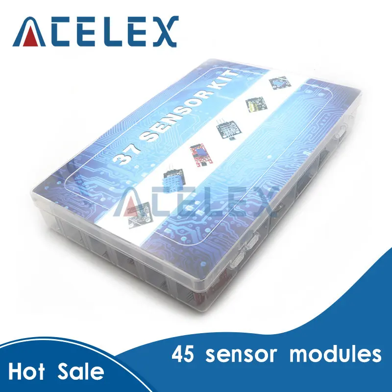 45 of the sensor modules for arduino starter kit, better than the 37in1 37-in-1 sensor learning kit with plastic case
45 of the sensor modules for arduino starter kit, better than the 37in1 37-in-1 sensor learning kit with plastic case