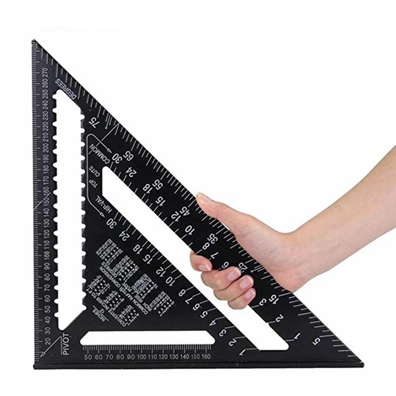 Triangle Angle Ruler Squares Triangular Measuring Ruler Woodwork Angle Protractor Trammel Gauge Measuring Tool
Triangle Angle Ruler Squares Triangular Measuring Ruler Woodwork Angle Protractor Trammel Gauge Measuring Tool