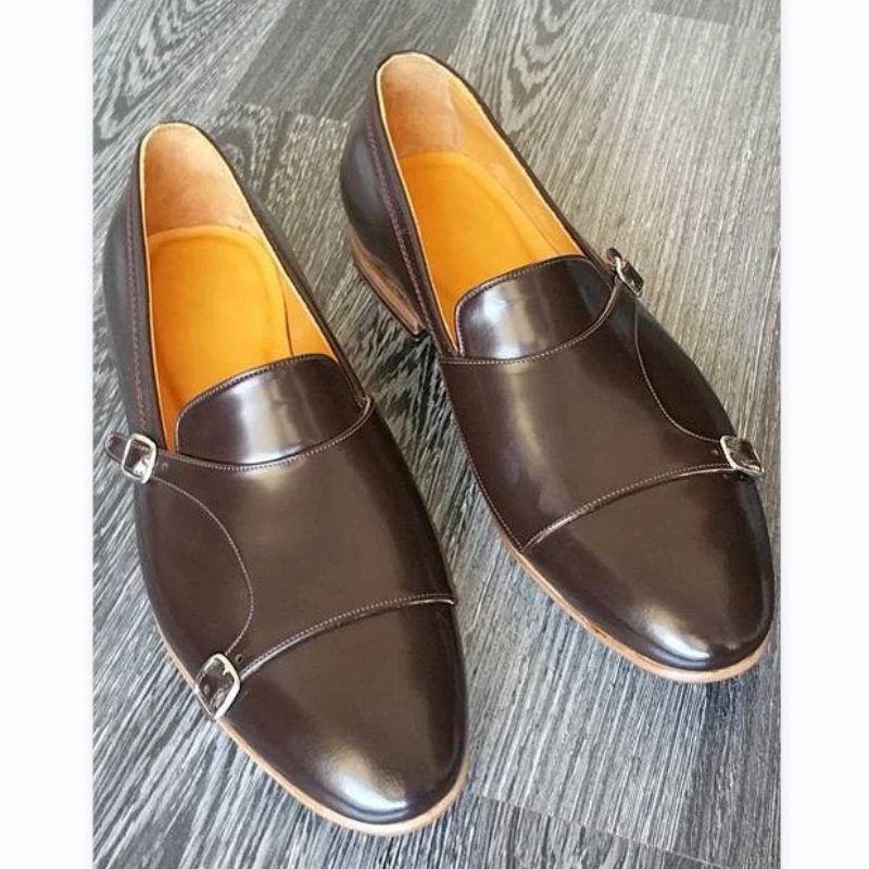 Men Monk Shoes PU Leather Solid Color Round Head Fashion Double Button Comfortable Breathable Formal Shoes ZQ0842
Men Monk Shoes PU Leather Solid Color Round Head Fashion Double Button Comfortable Breathable Formal Shoes ZQ0842