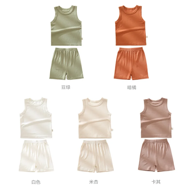 Children's Pajamas 2022 Home Clothes Summer Thin Ice Silk Vest Suit Men And Women Treasure Breathable Sleeveless T Shorts
Children's Pajamas 2022 Home Clothes Summer Thin Ice Silk Vest Suit Men And Women Treasure Breathable Sleeveless T Shorts