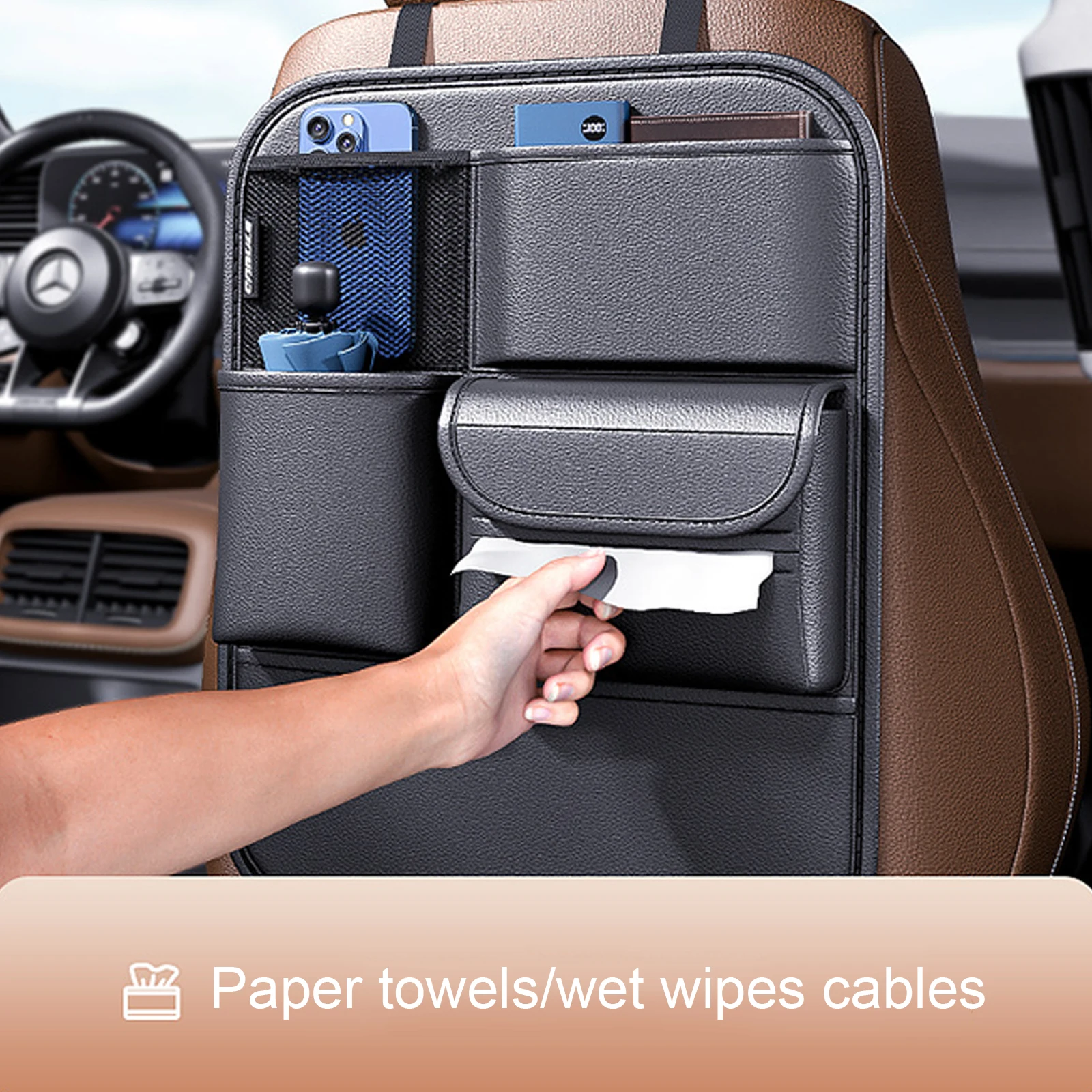Car Seat Back Storage Bag Hanging Bag Multi-function Storage Box Car Seat Back Storage Bag Interior Decoration Auto Accessoires
Car Seat Back Storage Bag Hanging Bag Multi-function Storage Box Car Seat Back Storage Bag Interior Decoration Auto Accessoires