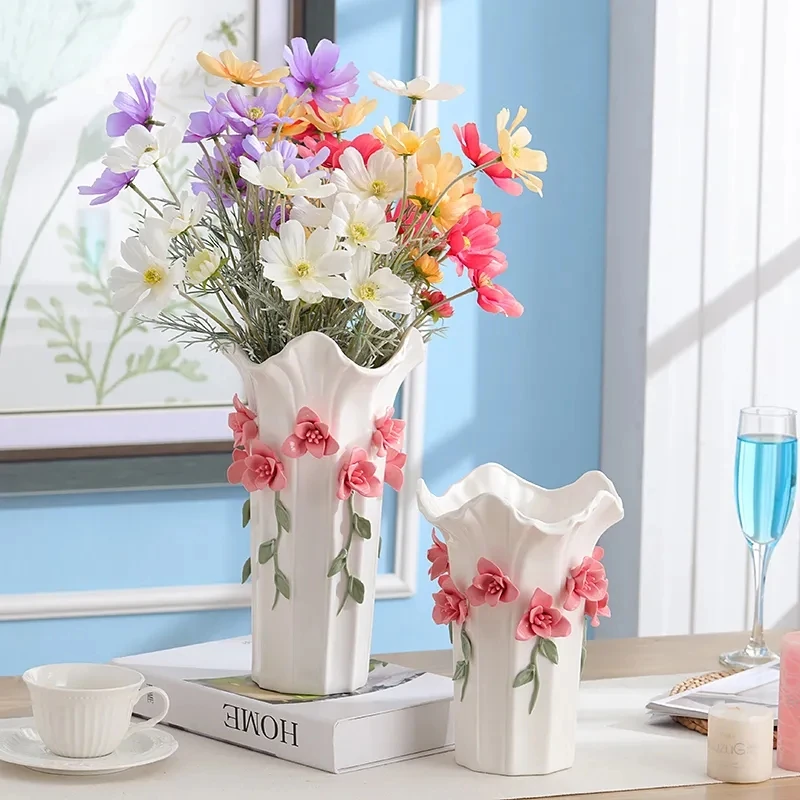 Europeanism 3D Ceramic Vase Home Decor Creative Design Porcelain Decorative Flower Vase for Wedding Decoration
Europeanism 3D Ceramic Vase Home Decor Creative Design Porcelain Decorative Flower Vase for Wedding Decoration