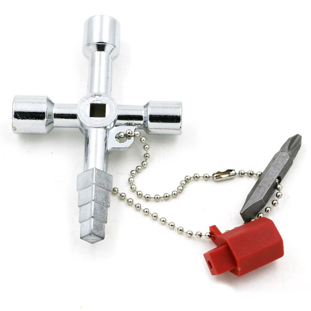 4 Way Key Key Wrench Zinc Alloy 1 Pc Gas Pipe Radiator Multipurpose Solid Bleed Square Stepped Key Accessories
4 Way Key Key Wrench Zinc Alloy 1 Pc Gas Pipe Radiator Multipurpose Solid Bleed Square Stepped Key Accessories