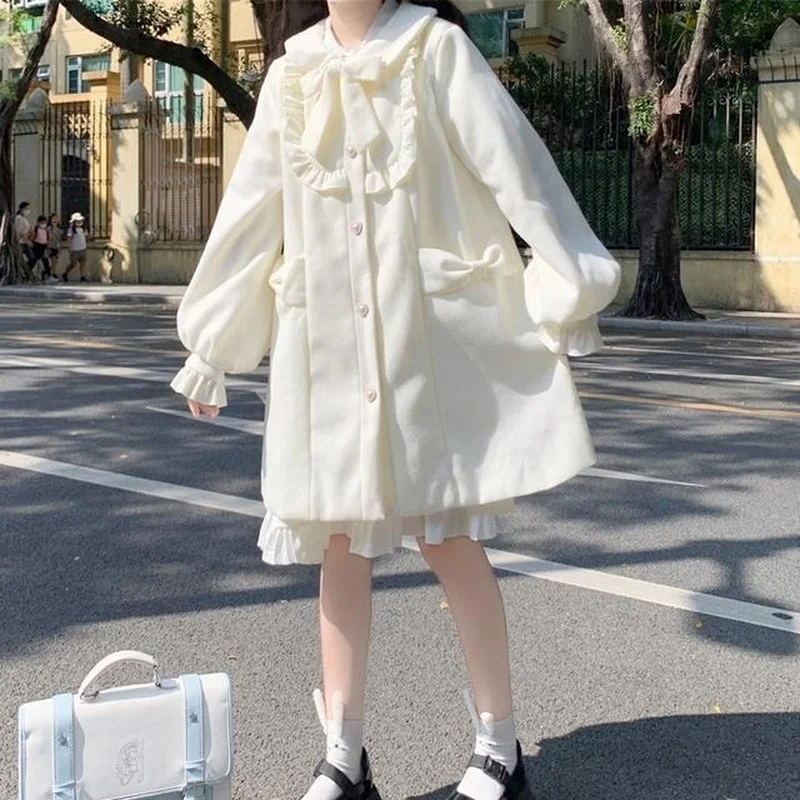 Autumn Thin Coat Kawaii Overcoat Female Japanese Preppy Style Solid Color Vintage Jacket Harajuku Jk Sweet Outfit
Autumn Thin Coat Kawaii Overcoat Female Japanese Preppy Style Solid Color Vintage Jacket Harajuku Jk Sweet Outfit