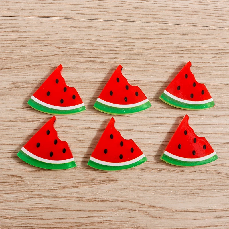 10pcs Cute Resin Fruit Watermelon Flatback Cabochons Scrapbook Crafts for Jewelry Making DIY Handmade Hairpin Brooch Accessories
10pcs Cute Resin Fruit Watermelon Flatback Cabochons Scrapbook Crafts for Jewelry Making DIY Handmade Hairpin Brooch Accessories