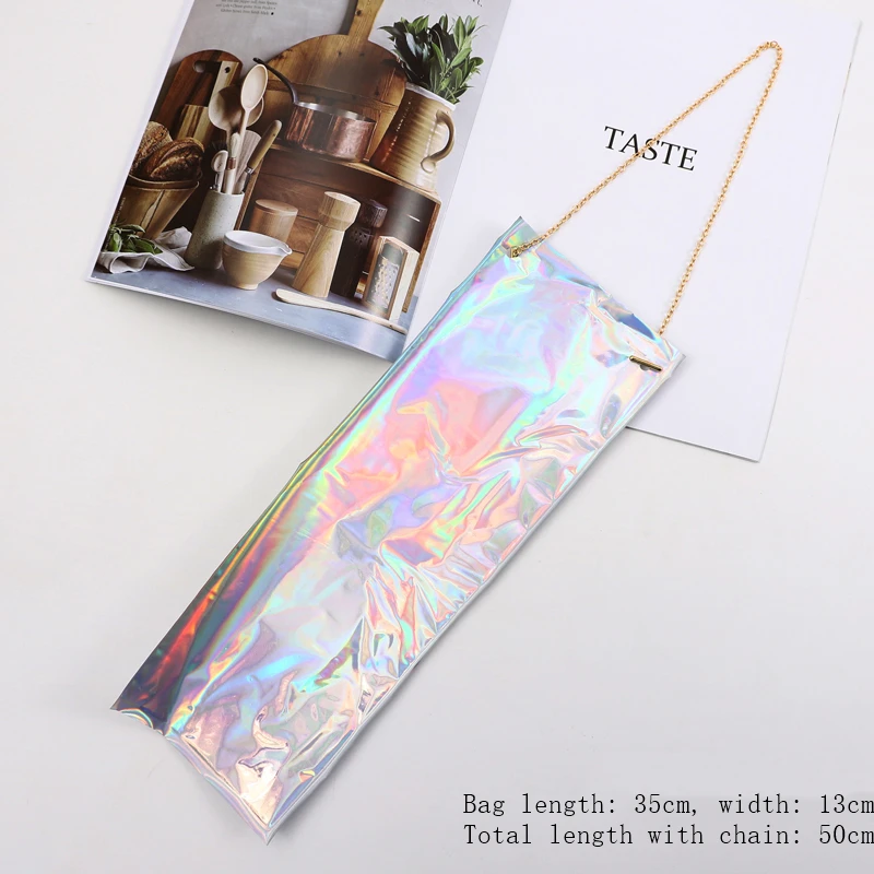 10pcs Laser Rainbow Portable Flower Carry Bag Waterproof Colorful Bag for Single Rose
10pcs Laser Rainbow Portable Flower Carry Bag Waterproof Colorful Bag for Single Rose