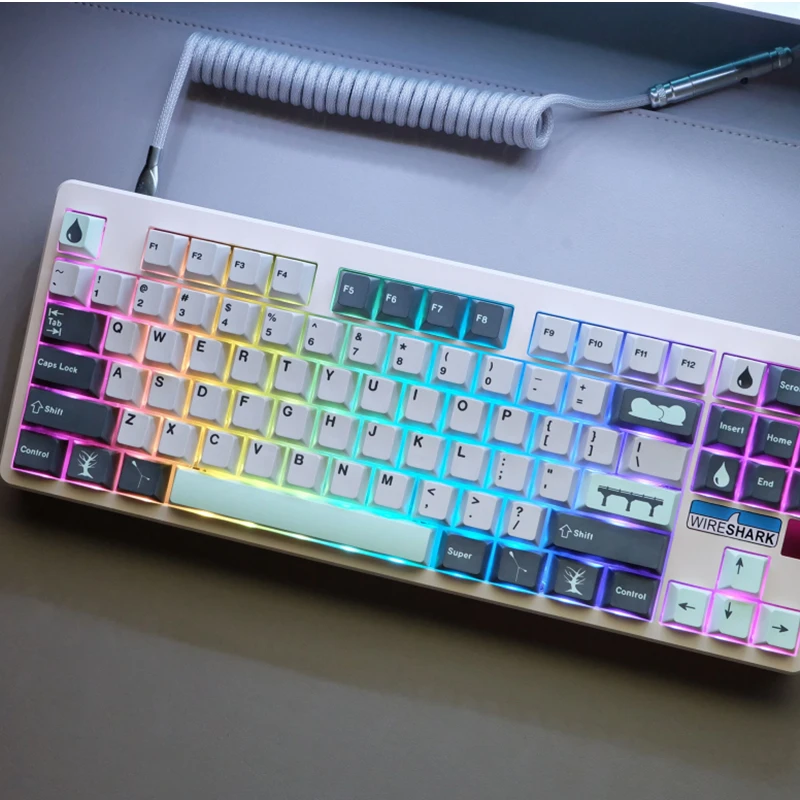 140 Keys GMK Rainy Day Keycaps PBT Dye Sublimation GMK Keycap Cherry Profile Korean Key Caps With ISO Enter 6U 6.5U 7U Spacebar
140 Keys GMK Rainy Day Keycaps PBT Dye Sublimation GMK Keycap Cherry Profile Korean Key Caps With ISO Enter 6U 6.5U 7U Spacebar