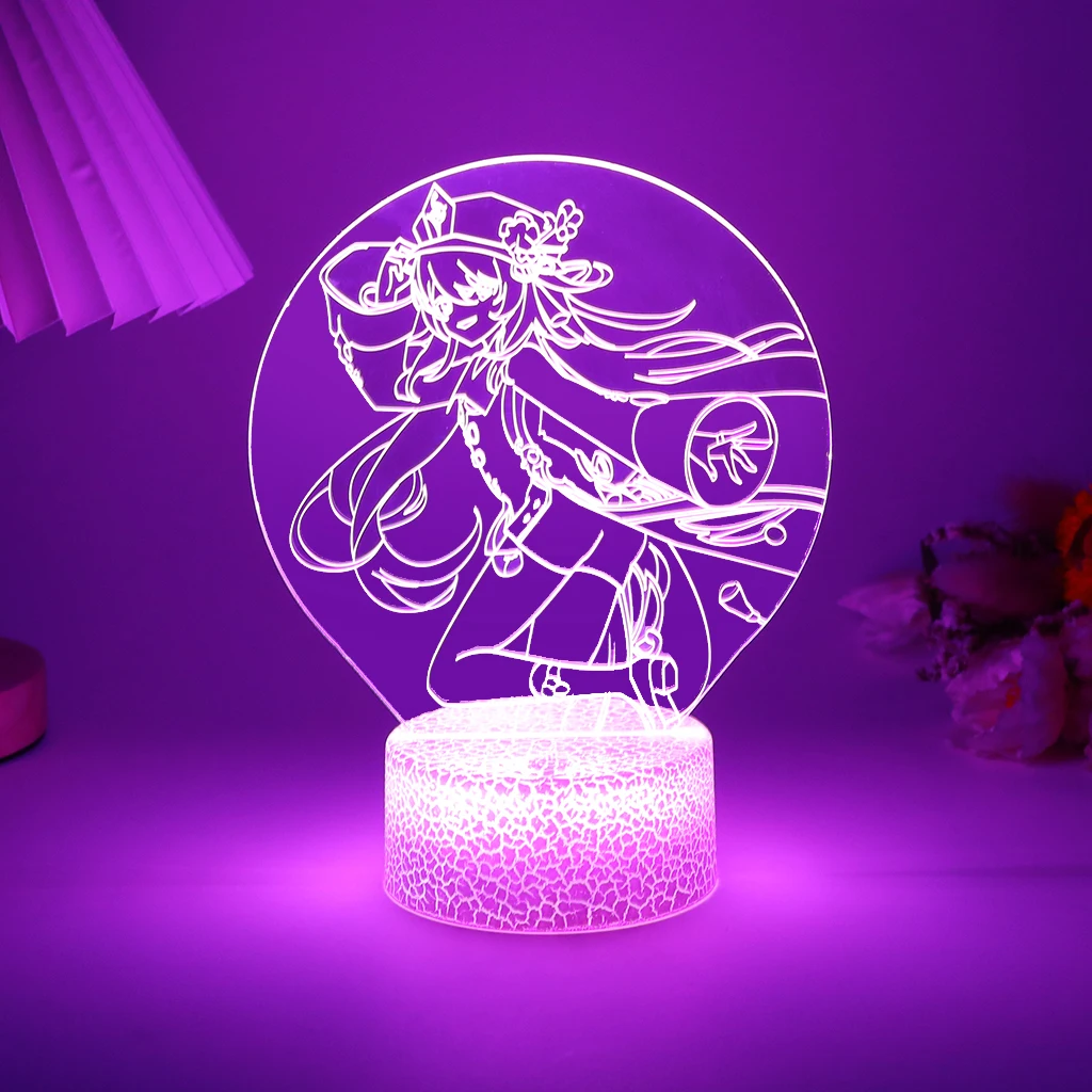 Genshin Impact 3D Led Night Light Game Figure Hu Tao Anime 16 Colors Lamp For Room Illusion Desk Decor Kid Birthday Gift Albedo
Genshin Impact 3D Led Night Light Game Figure Hu Tao Anime 16 Colors Lamp For Room Illusion Desk Decor Kid Birthday Gift Albedo