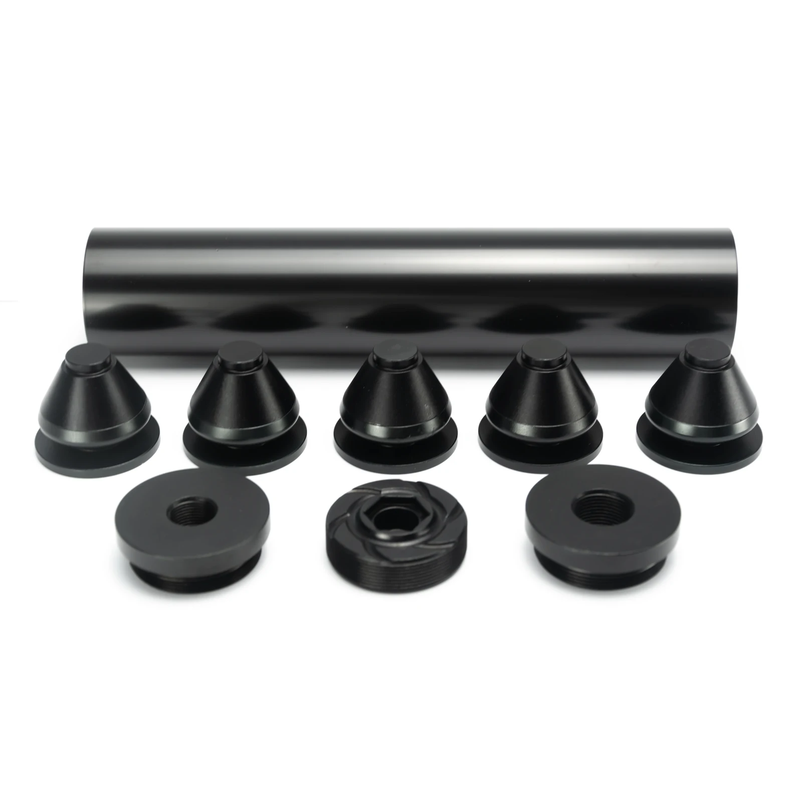 8''L 1.58'' OD Stainless Steel Tube Solvent Trap Fuel Filter 1.375x24 + x5 7075 Aluminum Spade Cone Cups Steel Recoil Booster
8''L 1.58'' OD Stainless Steel Tube Solvent Trap Fuel Filter 1.375x24 + x5 7075 Aluminum Spade Cone Cups Steel Recoil Booster