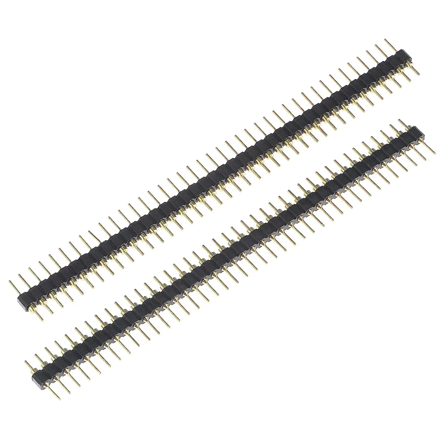 Keszoox Straight Header Pin 40P 1 Row 2.54mm Pitch Gold Tone Pin for Prototyping 2pcs
Keszoox Straight Header Pin 40P 1 Row 2.54mm Pitch Gold Tone Pin for Prototyping 2pcs