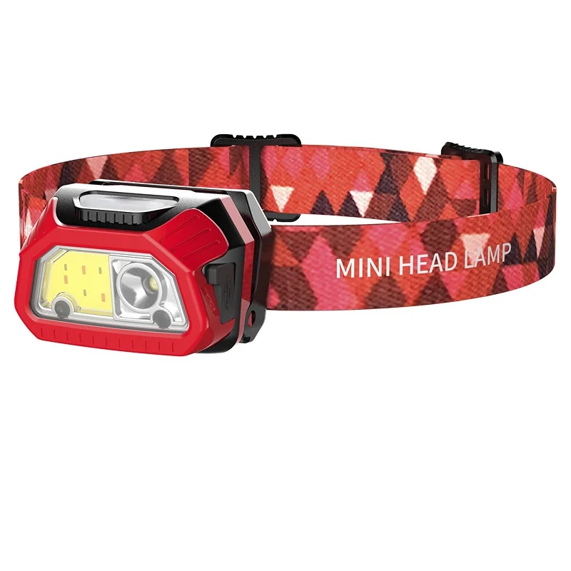 

LED Headlamp Flashlights, COB LED Super Bright Head Lamps with Red Lights and 5 Modes, IPX6 Waterproof for Adults and Kids