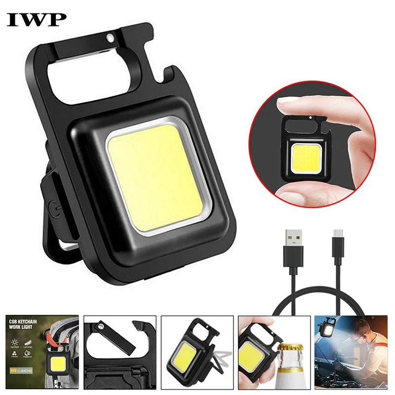 Multifunctional Mini LED Working Light Portable Pocket Flashlight USB Rechargeable Key Light Lantern Camping Outside Hiking Lant
Multifunctional Mini LED Working Light Portable Pocket Flashlight USB Rechargeable Key Light Lantern Camping Outside Hiking Lant