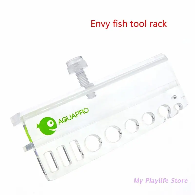 

Aquarium Tweezer Scissor Tools Storage Holder Aquarium Accessories Acrylic Aquarium Tank Cleaning Tool Holder Tweezers Rack