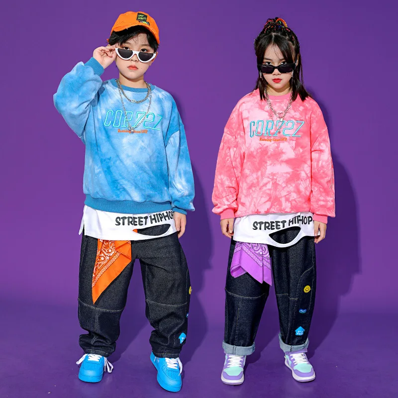 Jazz Dance Costume For Girls Hip-Hop Costume Pink Tops Black Jeans Pants Children'S Hip Hop Performance Clothes Stage Costume
Jazz Dance Costume For Girls Hip-Hop Costume Pink Tops Black Jeans Pants Children'S Hip Hop Performance Clothes Stage Costume