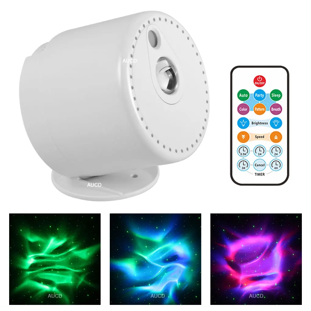 RGB цветной светодиодный лазерный проектор Galaxy Aurora & Starry Sky G с пультом ДУ
RGB цветной светодиодный лазерный проектор Galaxy Aurora & Starry Sky G с пультом ДУ