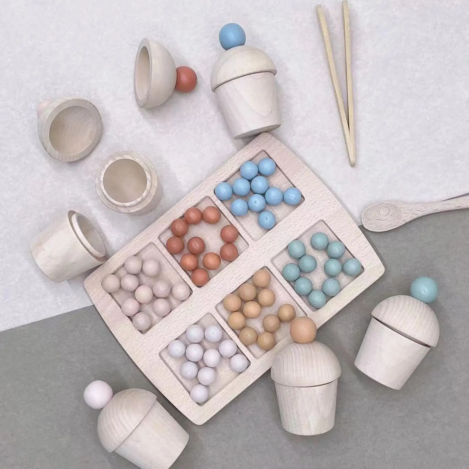 Montessori Clip Beads Game Preschool Learning Toy Color Sorting Game for Toddlers Boys and Girls
Montessori Clip Beads Game Preschool Learning Toy Color Sorting Game for Toddlers Boys and Girls