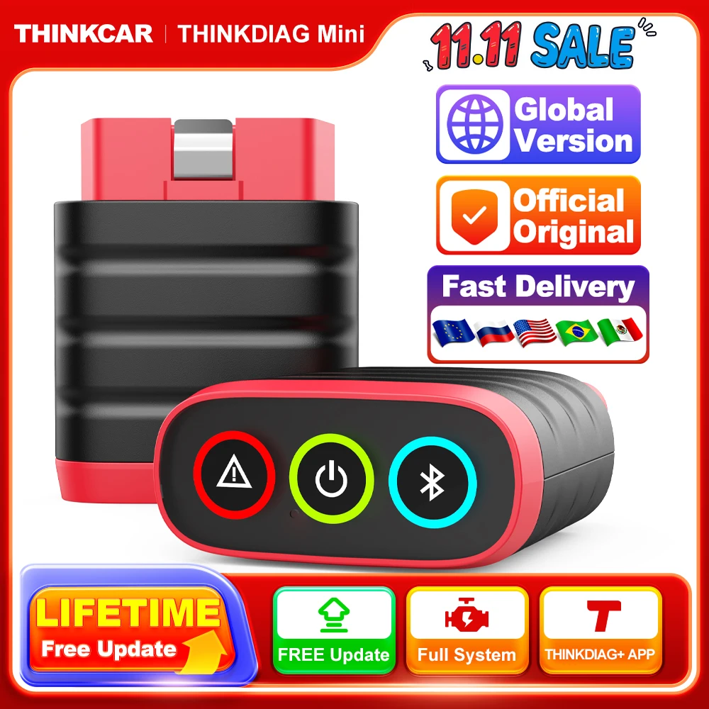 THINKCAR THINKDIAG MINI Obd2 сканер для Auto Full Obd 2-функциональная система диагностический инструмент автомобильный диагностический считыватель кодов PK ELM327
THINKCAR THINKDIAG MINI Obd2 сканер для Auto Full Obd 2-функциональная система диагностический инструмент автомобильный диагностический считыватель кодов PK ELM327