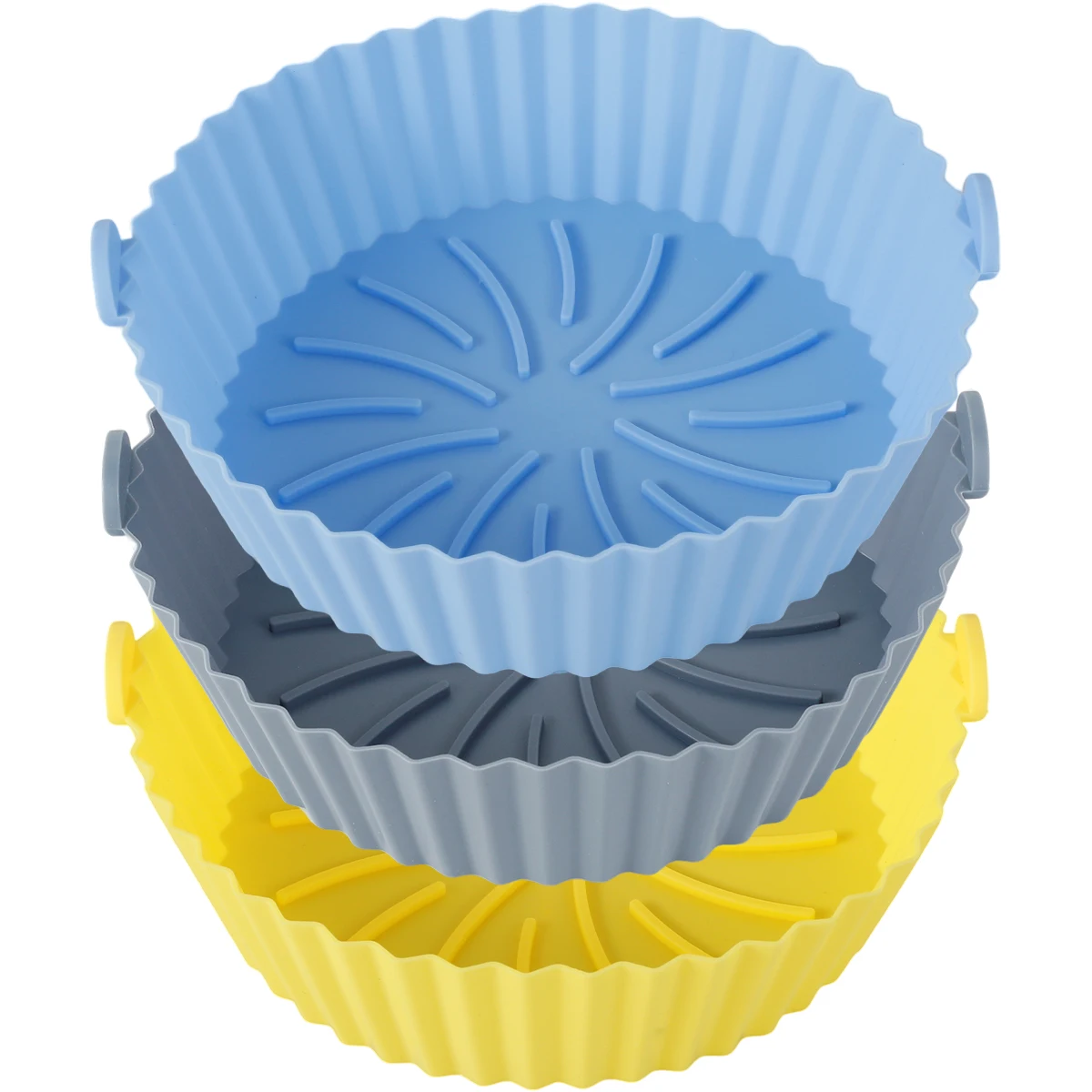 Силиконовые формы для аэрофритюрницы Willstar, 2/3 шт., синие, желтые, серые
Силиконовые формы для аэрофритюрницы Willstar, 2/3 шт., синие, желтые, серые