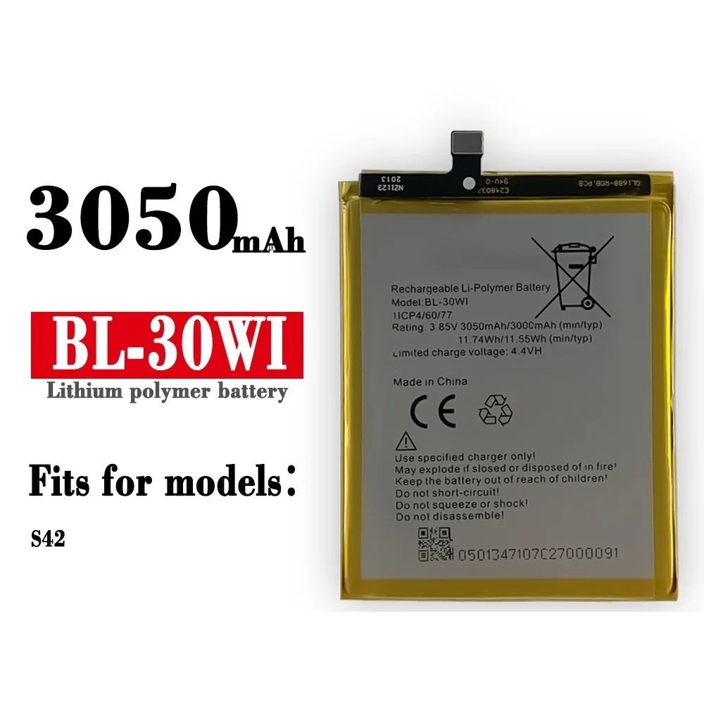Applicable to ITEL S42 mobile phone BL-30WI mobile phone battery built-in power board brand new large capacity
Applicable to ITEL S42 mobile phone BL-30WI mobile phone battery built-in power board brand new large capacity