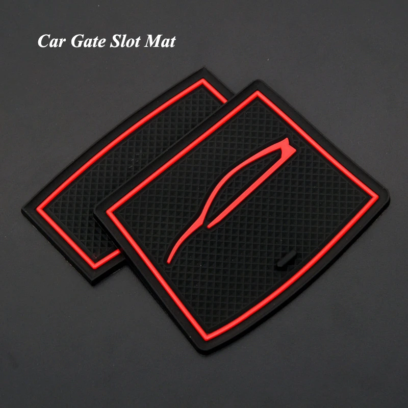 

Anti-Slip Gate Slot Mat Rubber Coaster For Ford Fiesta MK VI 2008 - 2015 Non-Slip Mats Door Groove Pad Car Interior Accessories