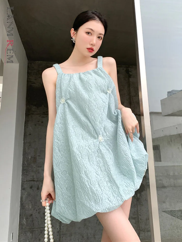 LANMREM зеленое ТРАПЕЦИЕВИДНОЕ мини-платье-фонарик для женщин без рукавов, пуловер с вырезом лодочкой, приталенный крой, лето 2022, женская новая ...
LANMREM зеленое ТРАПЕЦИЕВИДНОЕ мини-платье-фонарик для женщин без рукавов, пуловер с вырезом лодочкой, приталенный крой, лето 2022, женская новая ...