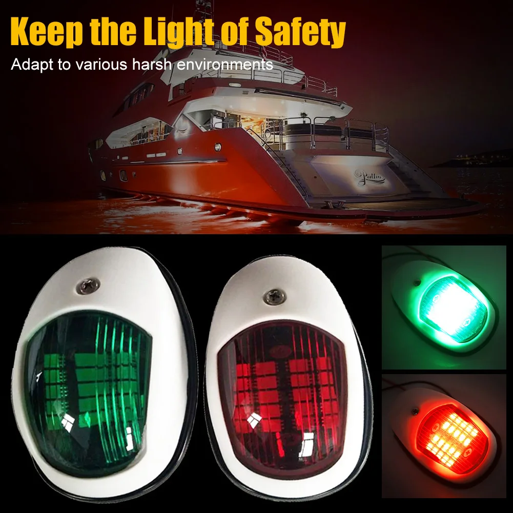 LED Navigation Light Signal Warning Lamp DC 12V For Marine Boat Yacht Truck Trailer Van Starboard Port Side Light 2Pcs
LED Navigation Light Signal Warning Lamp DC 12V For Marine Boat Yacht Truck Trailer Van Starboard Port Side Light 2Pcs