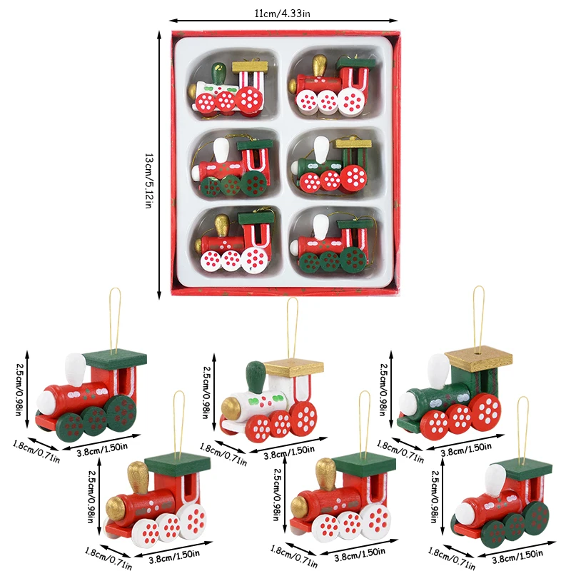 1 комплект, новогодние рождественские украшения, сделай сам, деревянный поезд, подвеска на рождественскую елку, милые игрушки, детский подарок
1 комплект, новогодние рождественские украшения, сделай сам, деревянный поезд, подвеска на рождественскую елку, милые игрушки, детский подарок
