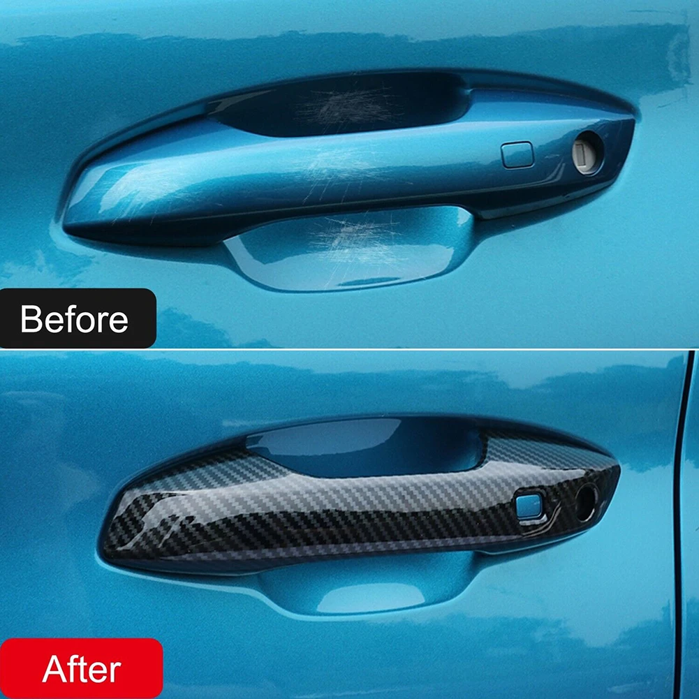 4pcs ABS Carbon Fiber Car Side Door Handle Cover Trim For BYD Atto 3 For Yuan Plus 2021+ Exterior Door Handles Covers
4pcs ABS Carbon Fiber Car Side Door Handle Cover Trim For BYD Atto 3 For Yuan Plus 2021+ Exterior Door Handles Covers