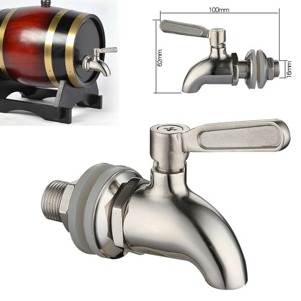 1pcs Stainless Steel Drink Dispenser Beverage Wine Barrel Tap Spigot Water Beverage Coffee Tea Juice Faucet Bar Accessories
1pcs Stainless Steel Drink Dispenser Beverage Wine Barrel Tap Spigot Water Beverage Coffee Tea Juice Faucet Bar Accessories