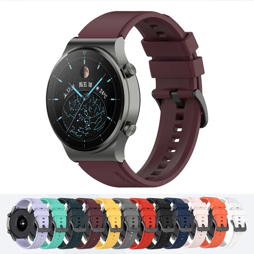 Silicone Band For Huawei Watch Gt 2 Pro Sport Original Style Watchband For Huawei Gt2 Pro GT3 46mm Wristband Replace Bracelet
Silicone Band For Huawei Watch Gt 2 Pro Sport Original Style Watchband For Huawei Gt2 Pro GT3 46mm Wristband Replace Bracelet
