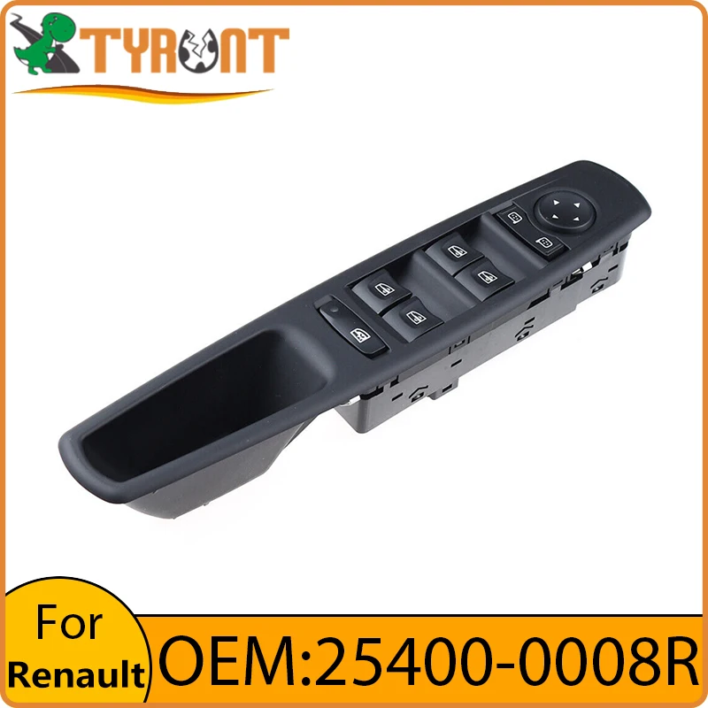Кнопка управления электростеклоподъемником TYRNT 25400-0008R для Renault Fluence Megan LAGUNA III, автомобильные аксессуары
Кнопка управления электростеклоподъемником TYRNT 25400-0008R для Renault Fluence Megan LAGUNA III, автомобильные аксессуары