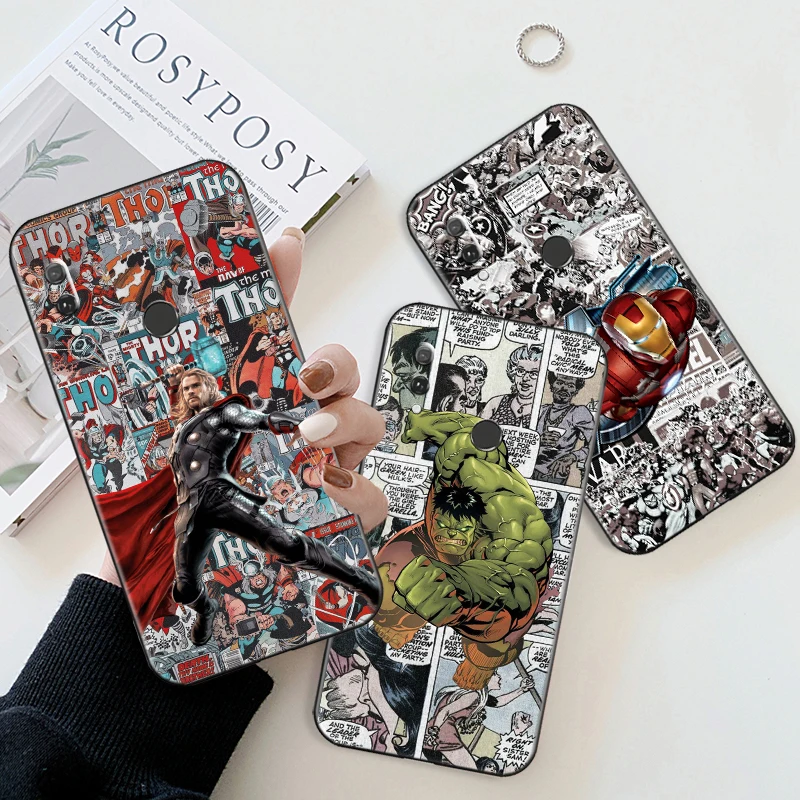 Marvel Avengers Phone Case For Huawei Y9 Y7 Y6 Prime Y8p Y7p Y6p Y9a Y7a Y9s Y8s Y6s 2019 Ultra-Thin Black Coque Bumper
Marvel Avengers Phone Case For Huawei Y9 Y7 Y6 Prime Y8p Y7p Y6p Y9a Y7a Y9s Y8s Y6s 2019 Ultra-Thin Black Coque Bumper