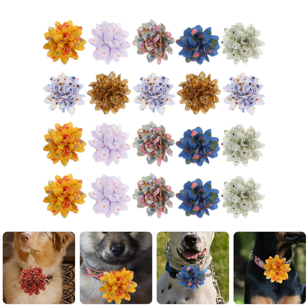20 Pcs Dog Bow Puppy Flower Collar Cat Ornament Flowers Collars Pet Ornaments Grooming Accessories Kitten Ties
20 Pcs Dog Bow Puppy Flower Collar Cat Ornament Flowers Collars Pet Ornaments Grooming Accessories Kitten Ties