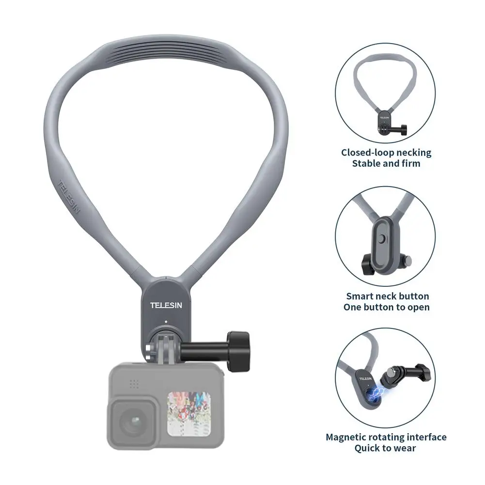 Hanging Neck Bracket Smartphone Chest Mount Soft Silicone Magnetic Compatible For Gopro10/9 Dji Action Camera Fixtures
Hanging Neck Bracket Smartphone Chest Mount Soft Silicone Magnetic Compatible For Gopro10/9 Dji Action Camera Fixtures