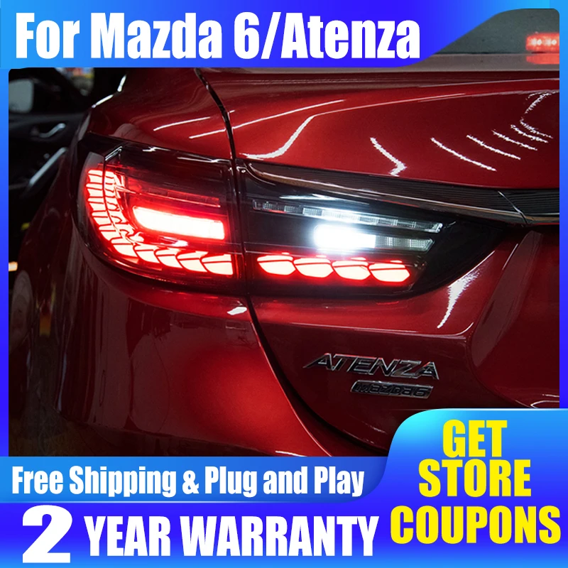 Задний фонарь для Mazda 6 2014-2019 Mazda6 Atenza светодиодный светодиодные дневные ходовые огни, светодиодсветильник динамические поворотники, светодиодсветодиодный стоп светильник лы, автомобильные аксессуары
Задний фонарь для Mazda 6 2014-2019 Mazda6 Atenza светодиодный светодиодные дневные ходовые огни, светодиодсветильник динамические поворотники, светодиодсветодиодный стоп светильник лы, автомобильные аксессуары